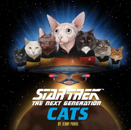 Cover of the book Star Trek: The Next Generation Cats by Jenny Parks, Chronicle Books LLC