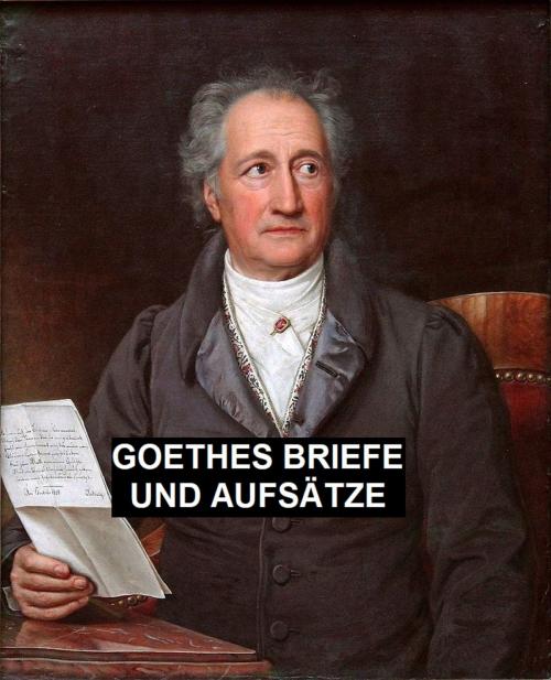 Cover of the book Goethes Briefe und Aufsätze by Johann Wolfgang von Goethe, Seltzer Books