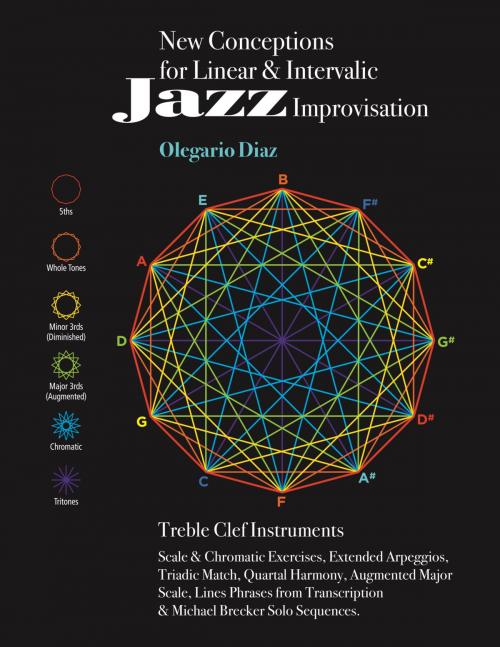 Cover of the book New Conceptions for Linear & Intervalic Jazz Improvisation by Olegario Diaz, eBookIt.com