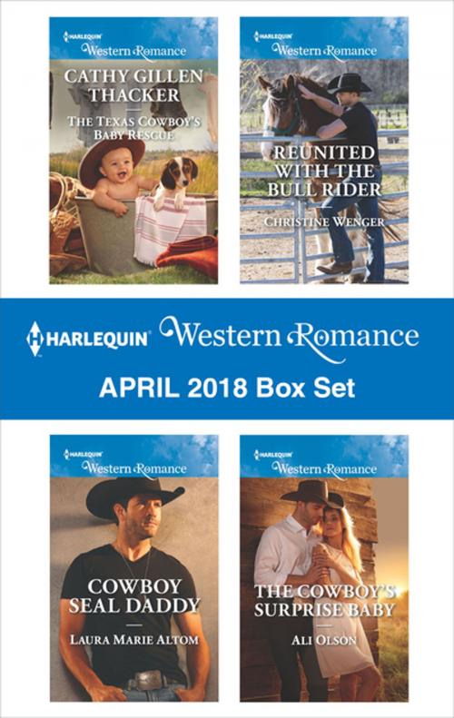Cover of the book Harlequin Western Romance March 2018 Box Set by Trish Milburn, Rebecca Winters, Pamela Britton, April Arrington, Harlequin