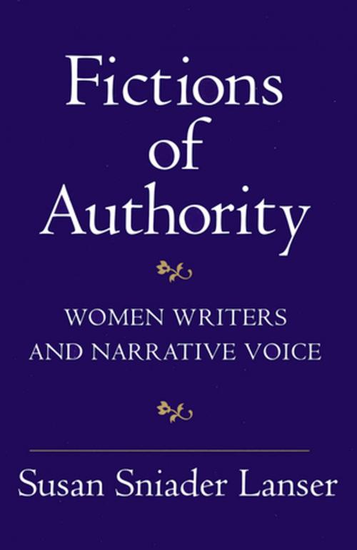 Cover of the book Fictions of Authority by Susan Sniader Lanser, Cornell University Press