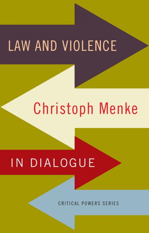 Cover of the book Law and violence by Christoph Menke, Manchester University Press