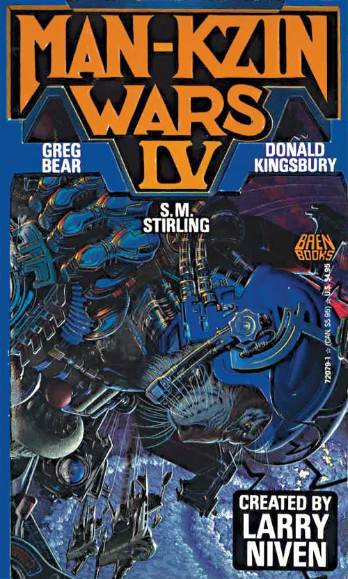 Cover of the book Man-Kzin Wars IV by Larry Niven, Baen Books