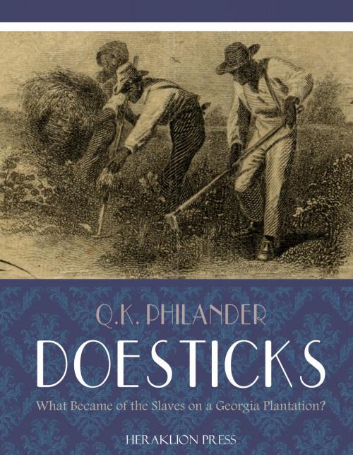 Cover of the book What Became of the Slaves on a Georgia Plantation? by Q.K. Philander Doesticks, Charles River Editors
