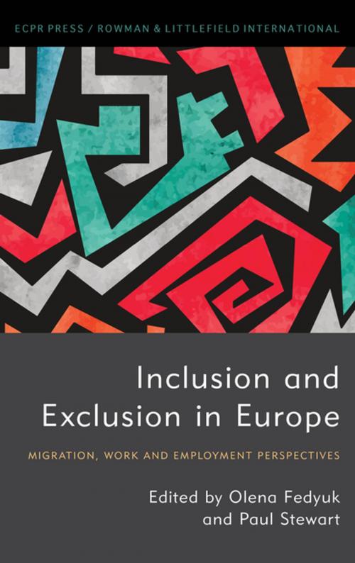 Cover of the book Inclusion and Exclusion in Europe by , Rowman & Littlefield International