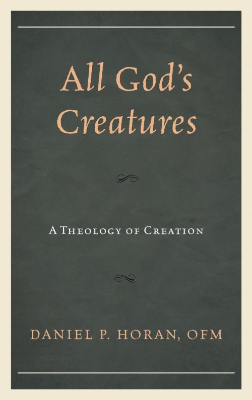 Cover of the book All God's Creatures by Daniel P. Horan, Fortress Academic