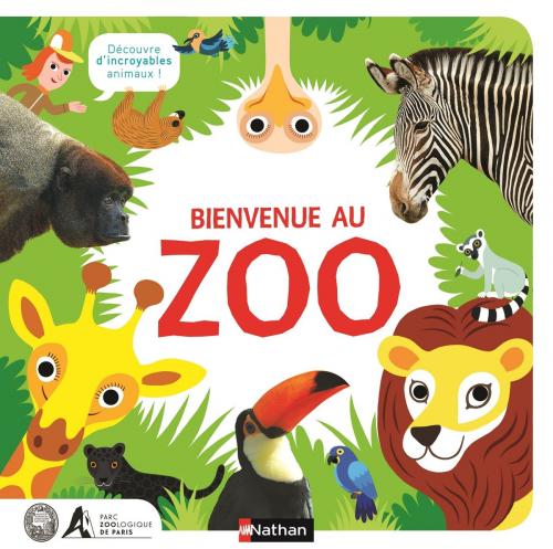 Cover of the book Bienvenue au zoo by Elizabeth Quertier, Nathan