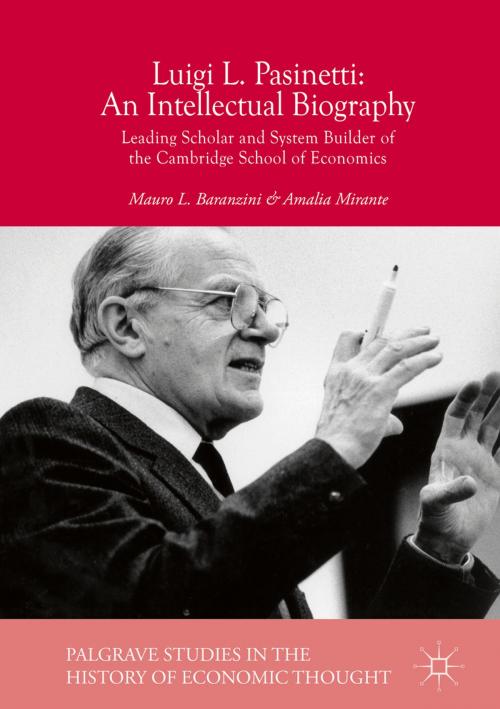 Cover of the book Luigi L. Pasinetti: An Intellectual Biography by Mauro L. Baranzini, Amalia Mirante, Springer International Publishing
