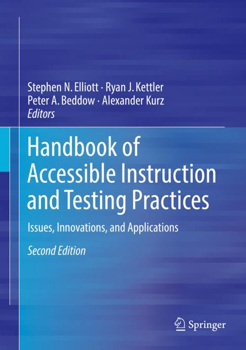 Cover of the book Handbook of Accessible Instruction and Testing Practices by , Springer International Publishing