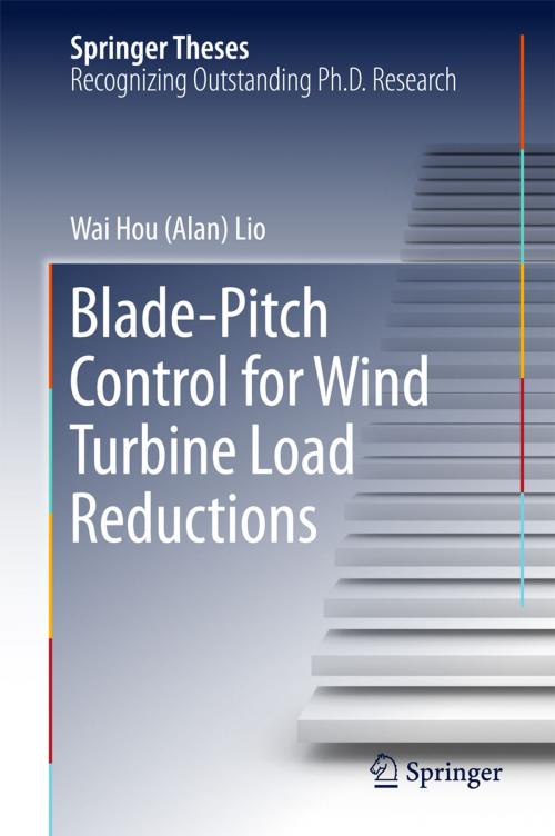 Cover of the book Blade-Pitch Control for Wind Turbine Load Reductions by Wai Hou (Alan) Lio, Springer International Publishing
