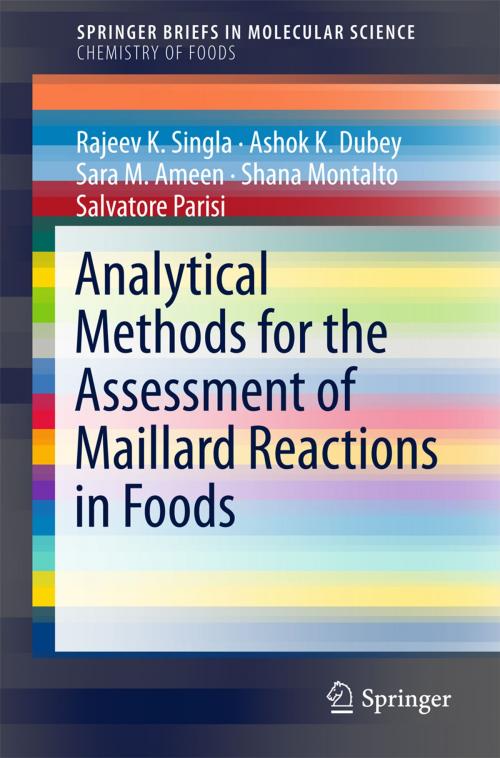 Cover of the book Analytical Methods for the Assessment of Maillard Reactions in Foods by Rajeev K. Singla, Ashok K. Dubey, Sara M. Ameen, Shana Montalto, Salvatore Parisi, Springer International Publishing