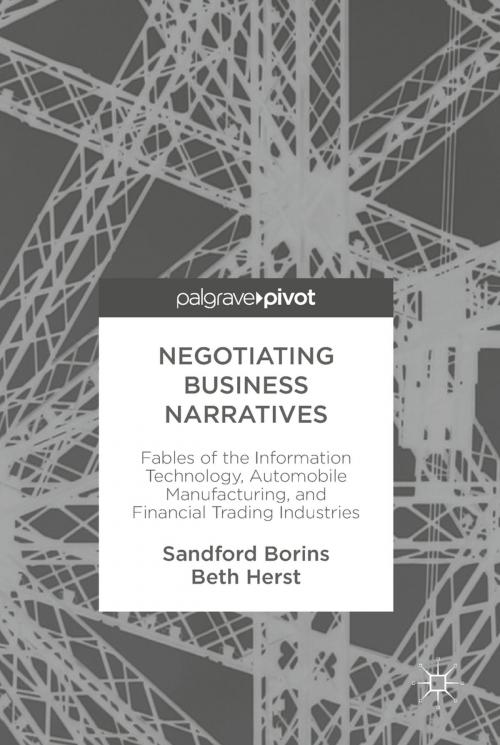Cover of the book Negotiating Business Narratives by Sandford Borins, Beth Herst, Springer International Publishing