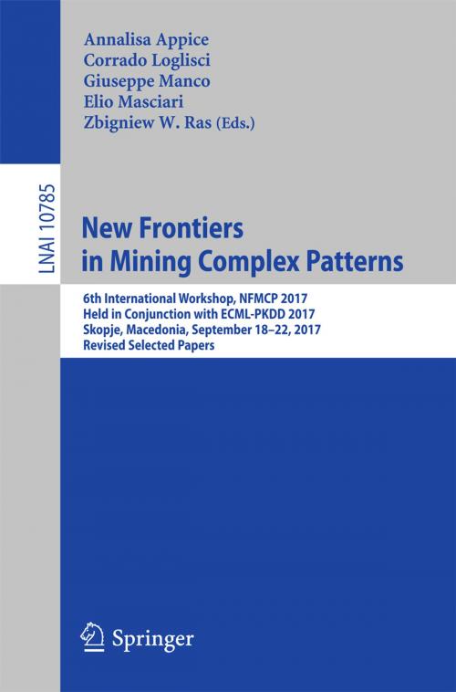 Cover of the book New Frontiers in Mining Complex Patterns by , Springer International Publishing