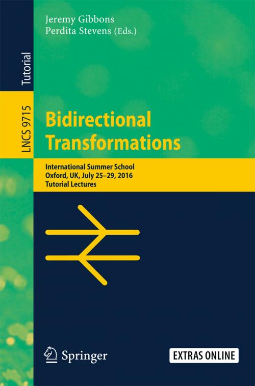 Cover of the book Bidirectional Transformations by , Springer International Publishing