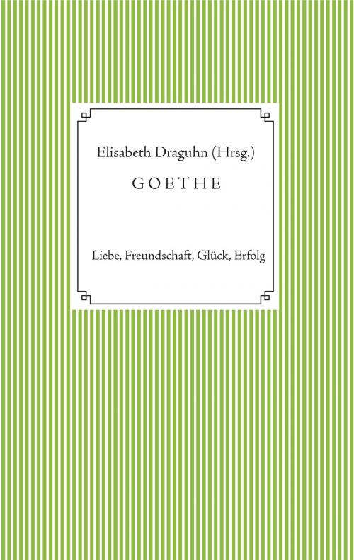 Cover of the book Goethe by , Books on Demand