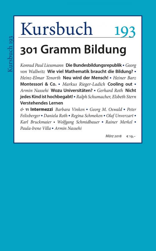 Cover of the book Kursbuch 193 by , Kursbuch