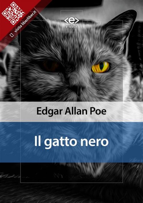 Cover of the book Il gatto nero by Edgar Allan Poe, E-text