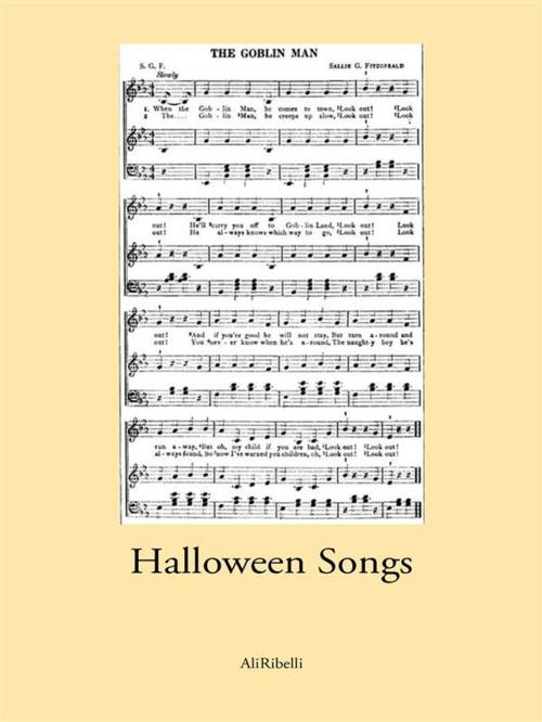 Cover of the book Halloween Songs by aa. vv., Ali Ribelli Edizioni