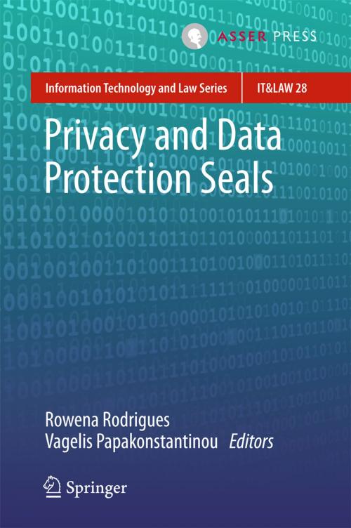 Cover of the book Privacy and Data Protection Seals by , T.M.C. Asser Press