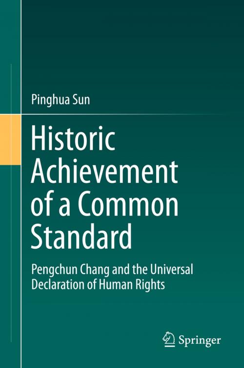 Cover of the book Historic Achievement of a Common Standard by Pinghua Sun, Springer Singapore