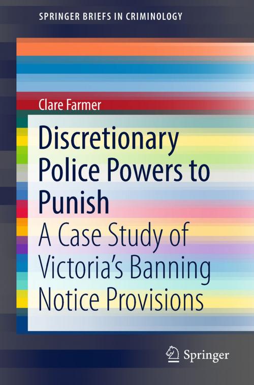 Cover of the book Discretionary Police Powers to Punish by Clare Farmer, Springer Singapore