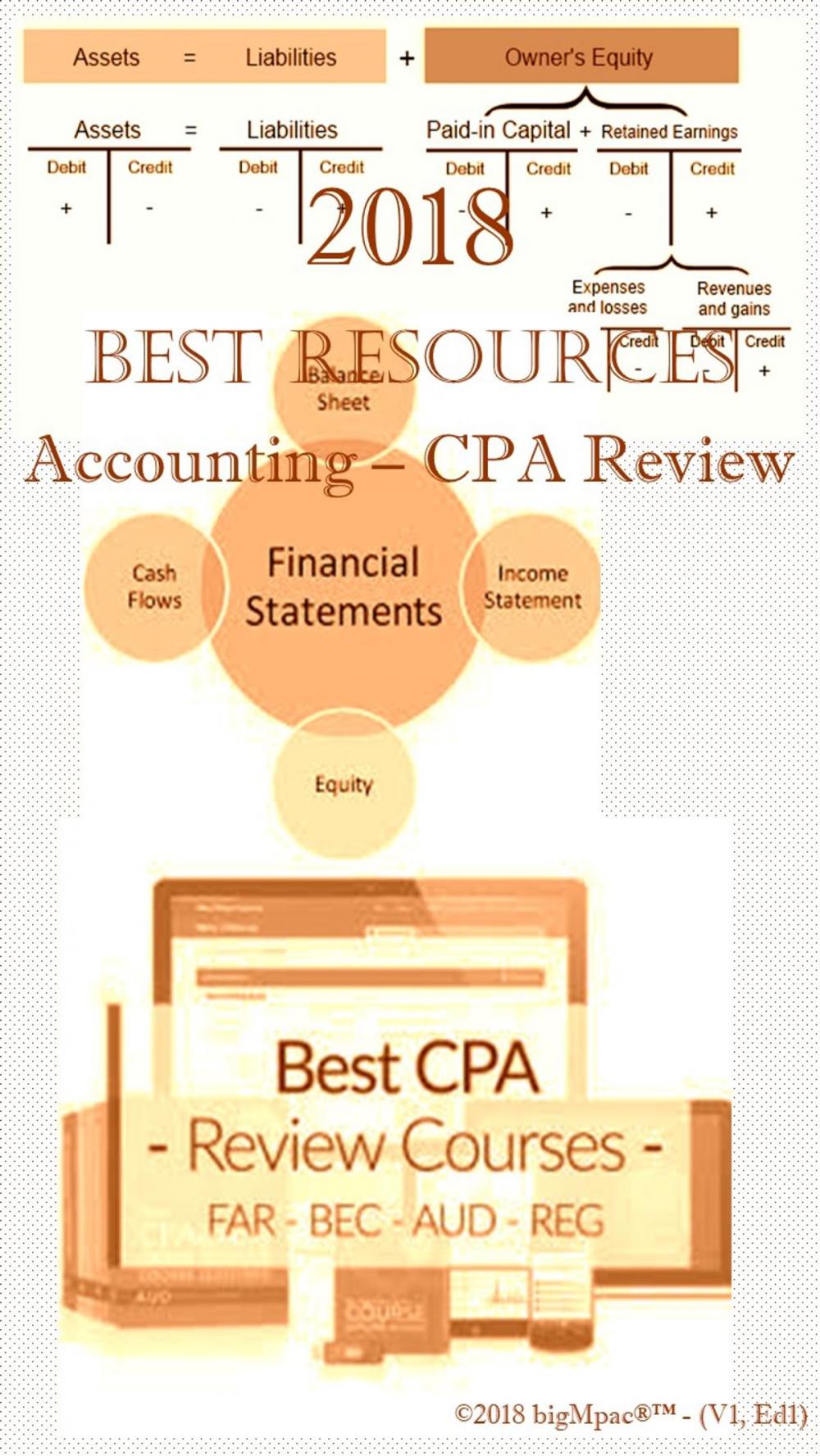 Big bigCover of 2018 Best Resources for Accounting - CPA Review