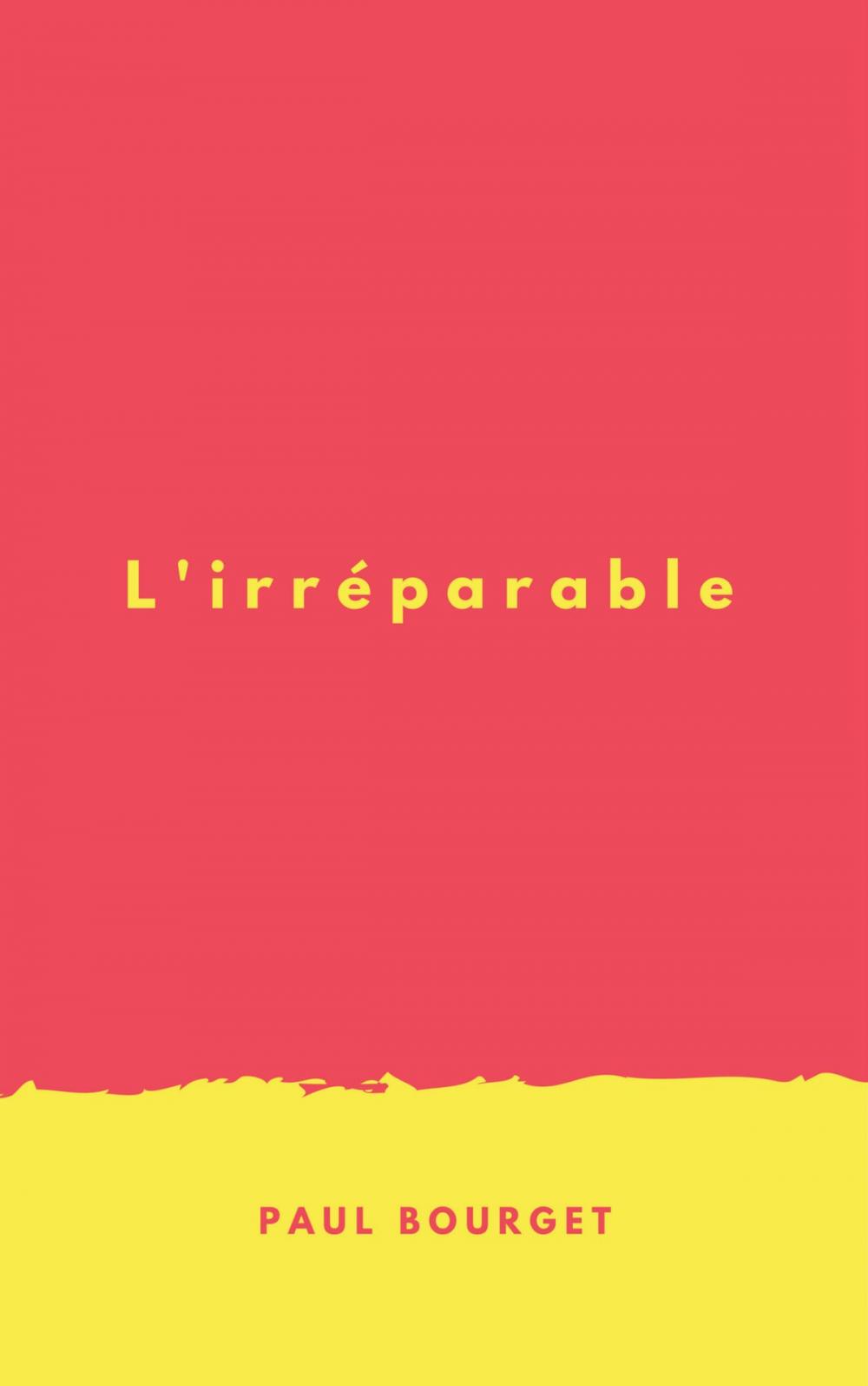 Big bigCover of L'irréparable