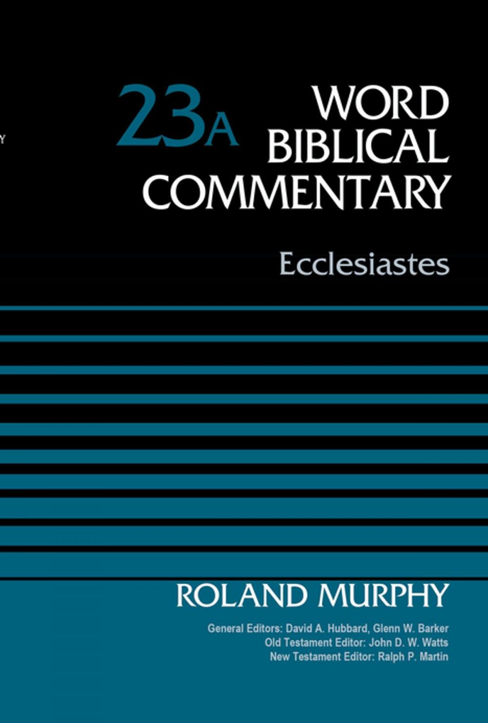 Big bigCover of Ecclesiastes, Volume 23A
