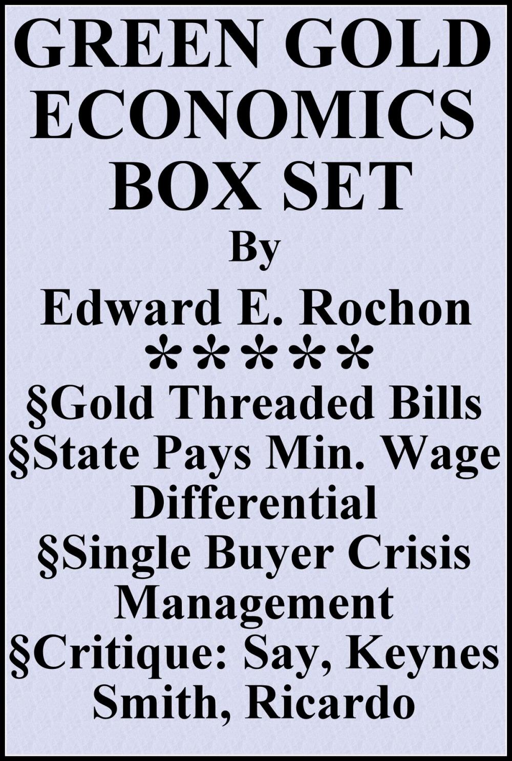 Big bigCover of Green Gold Economics Box Set