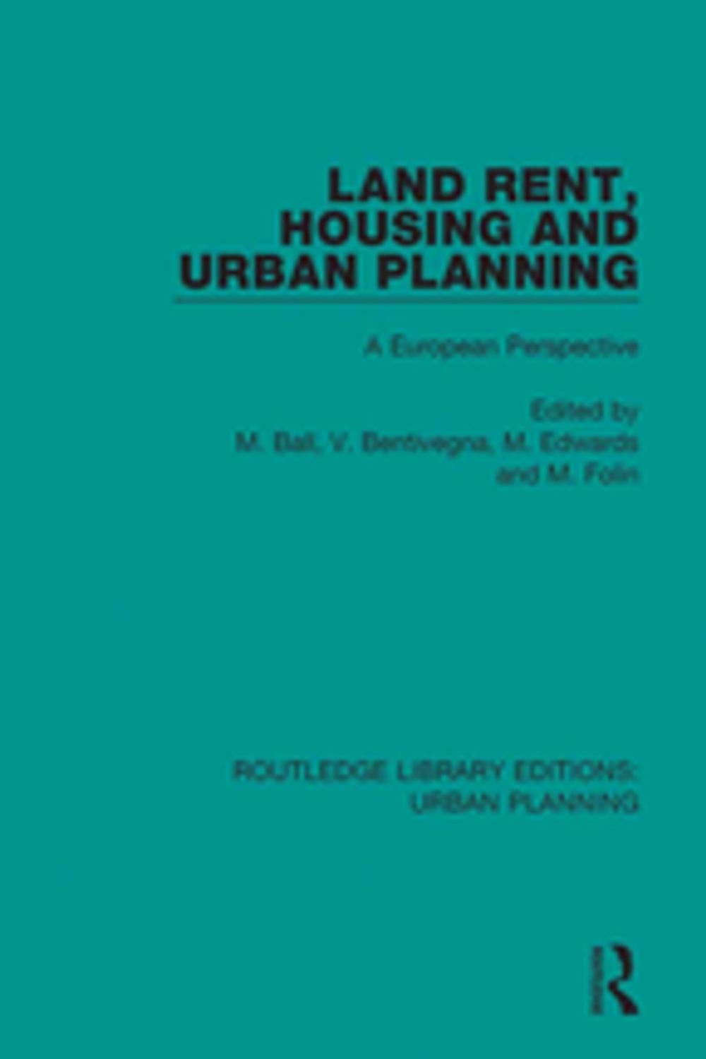 Big bigCover of Land Rent, Housing and Urban Planning