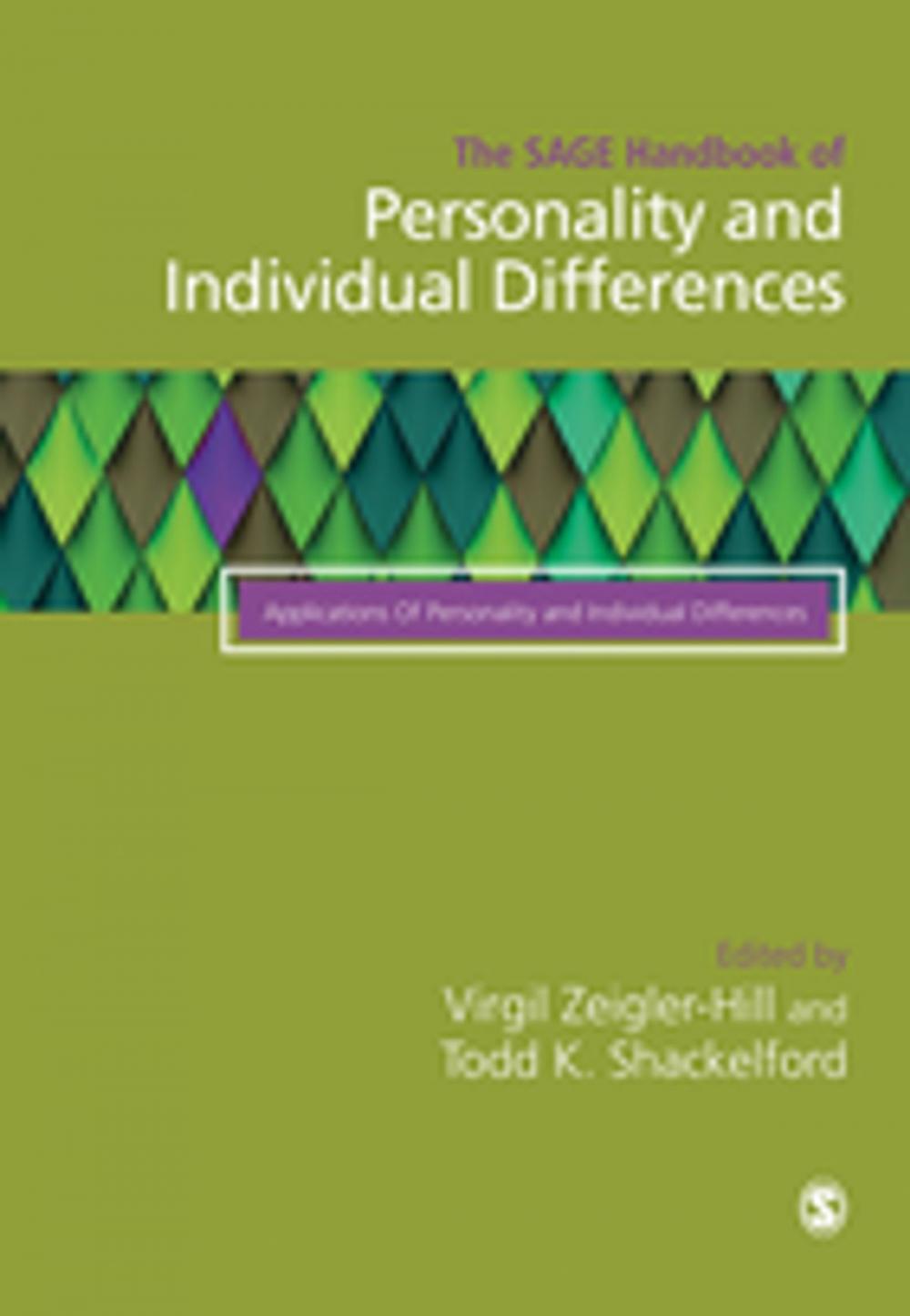 Big bigCover of The SAGE Handbook of Personality and Individual Differences