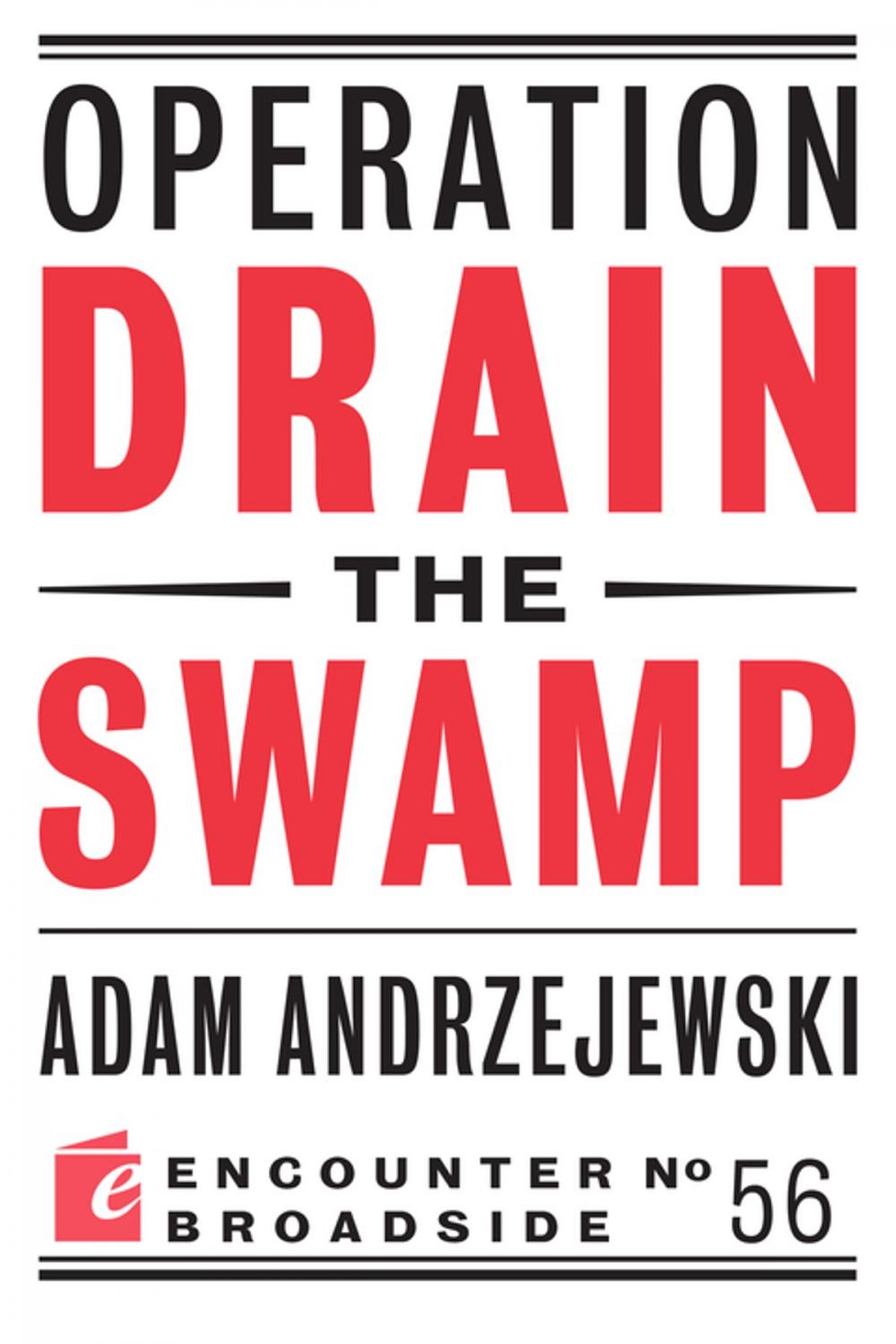 Big bigCover of Operation Drain the Swamp