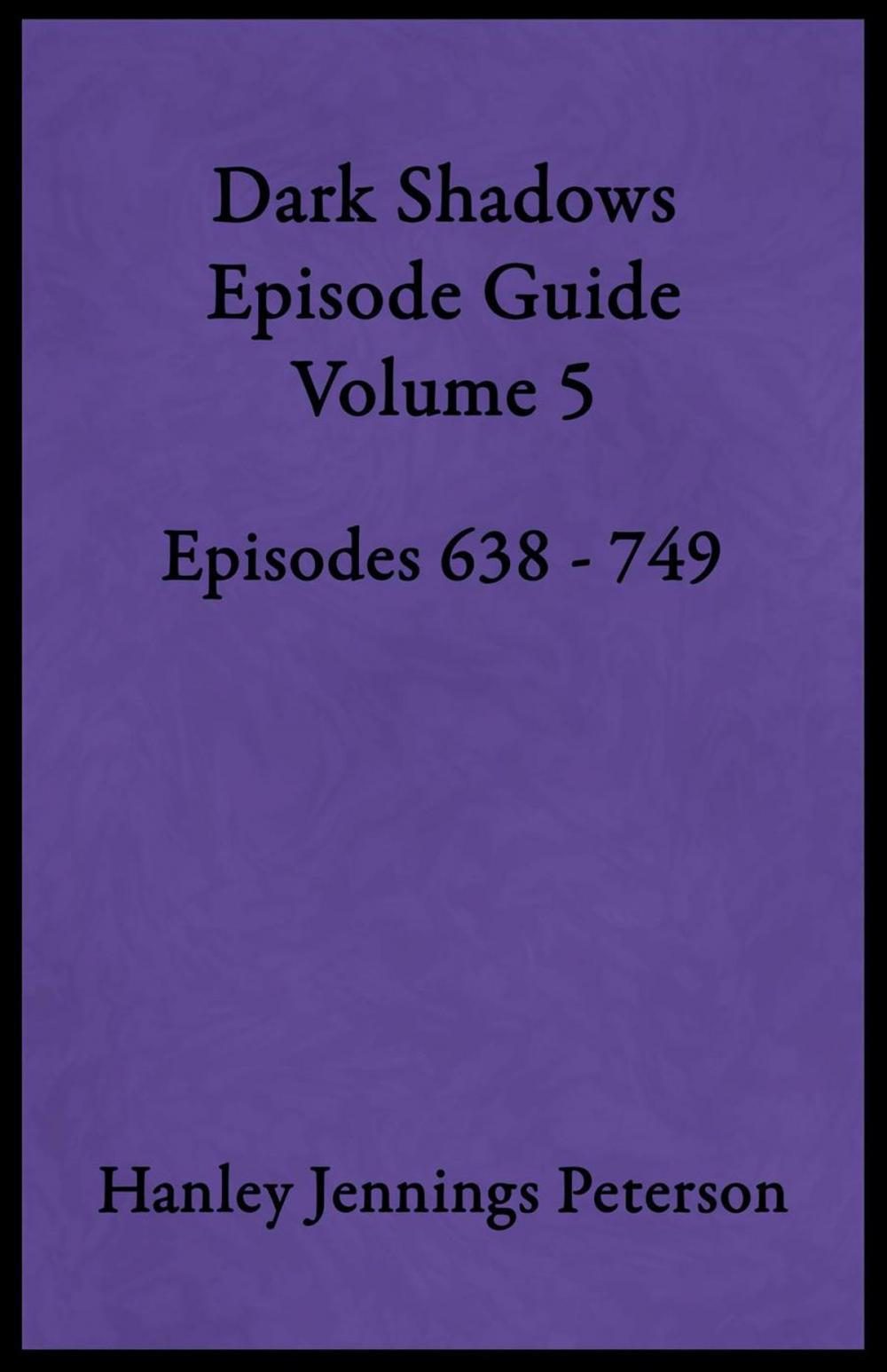 Big bigCover of Dark Shadows Episode Guide Volume 5