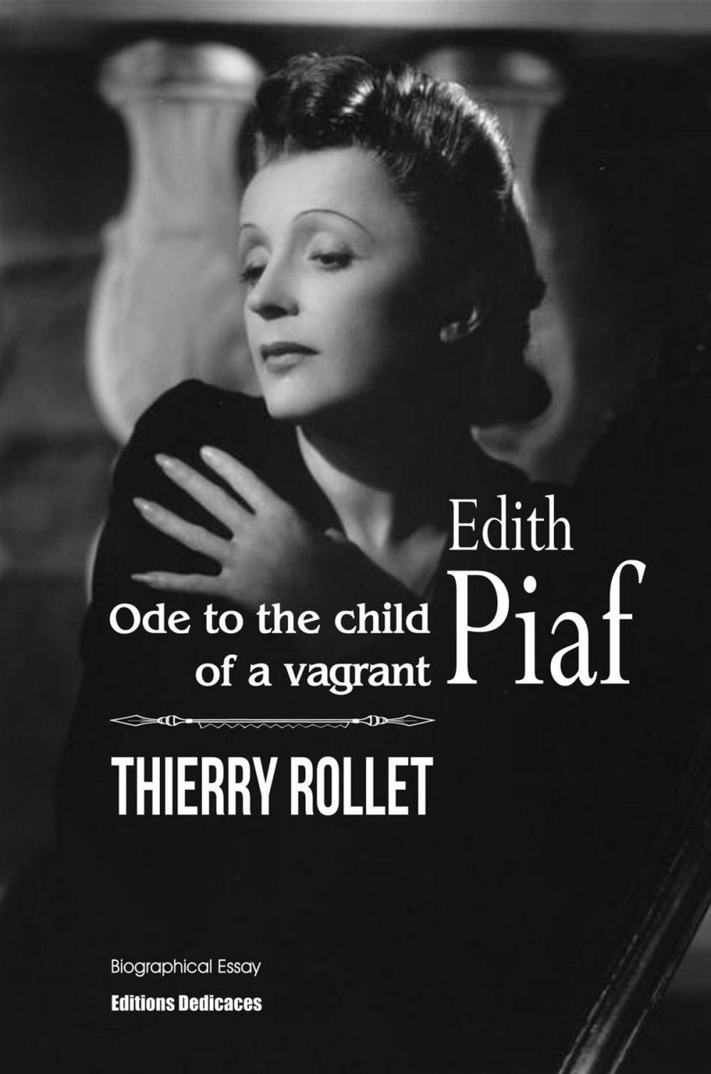 Big bigCover of Edith Piaf. Ode to the child of a vagrant