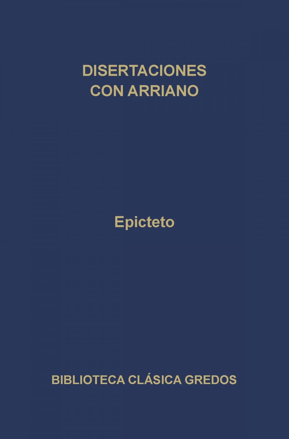 Big bigCover of Disertaciones por Arriano