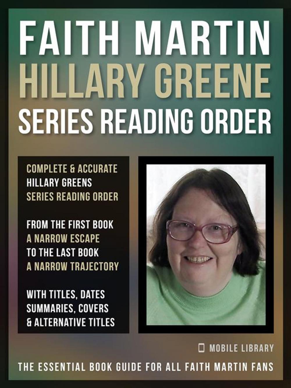 Big bigCover of Faith Martin Hillary Greene Series Reading Order