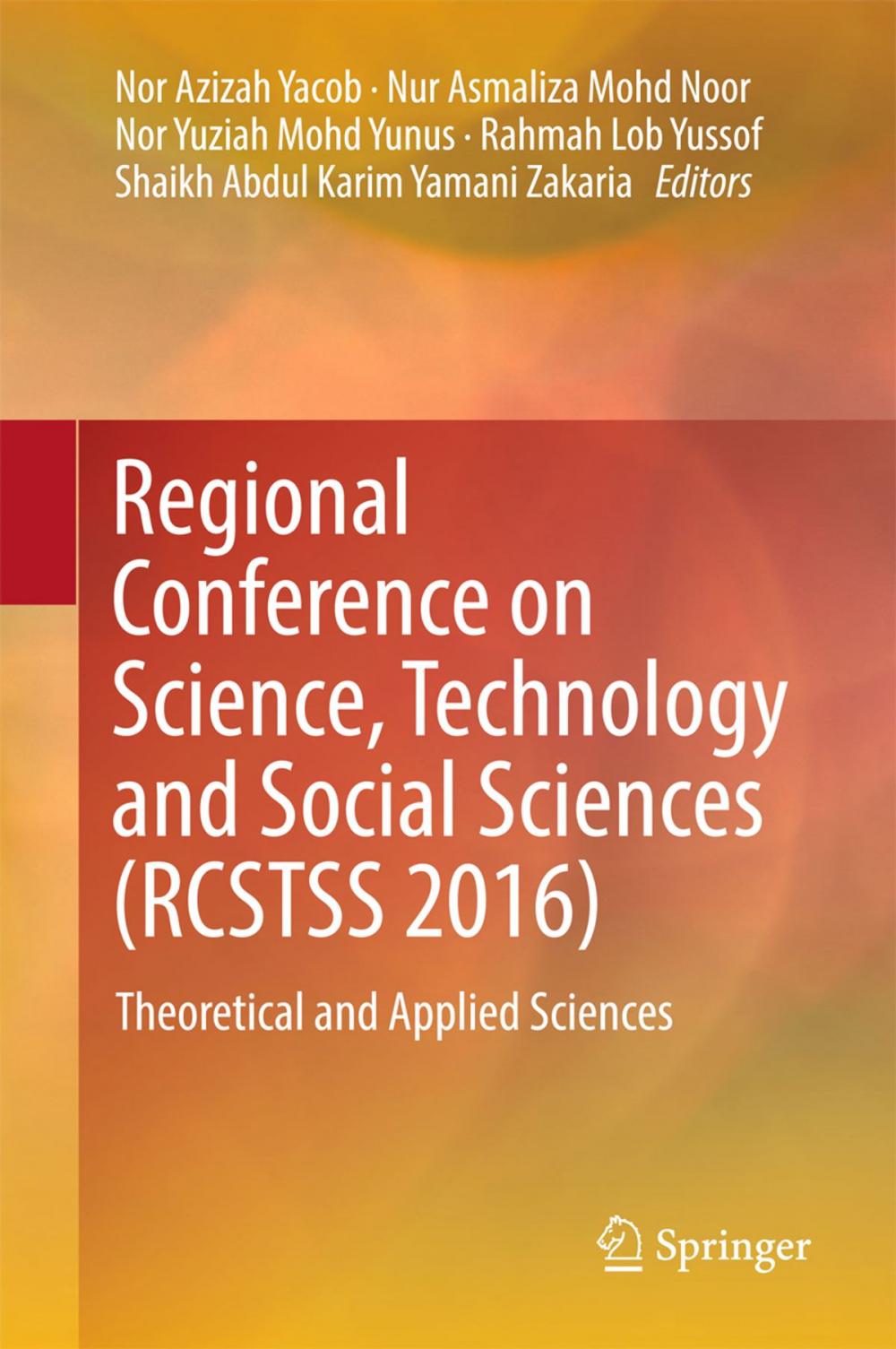 Big bigCover of Regional Conference on Science, Technology and Social Sciences (RCSTSS 2016)