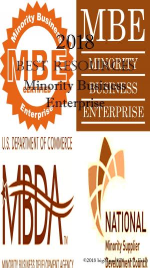 Book cover of 2018 Best Resources for Minority Business Enterprise