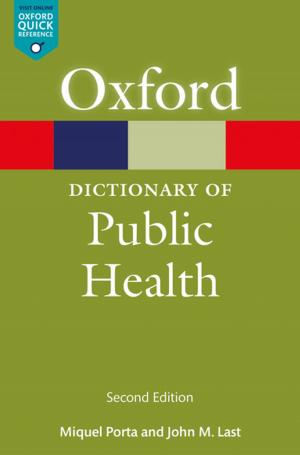 Cover of the book A Dictionary of Public Health by Joel T. Dudley, Konrad J. Karczewski