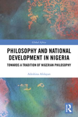 Cover of Philosophy and National Development in Nigeria