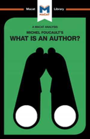 Book cover of Michel Foucault's What is an Author?