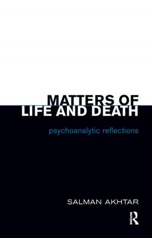 Book cover of Matters of Life and Death