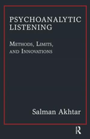 Cover of the book Psychoanalytic Listening by Elaine Pritchard, Richard Reeves