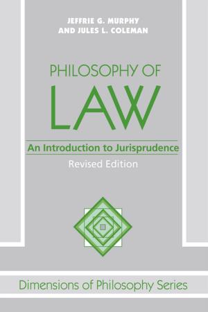 Book cover of Philosophy Of Law