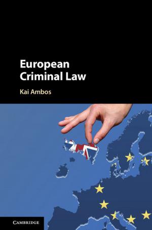 Book cover of European Criminal Law