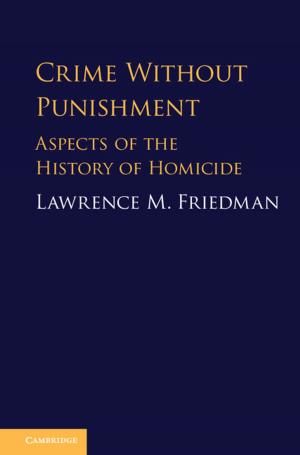 Cover of the book Crime Without Punishment by Arye L. Hillman