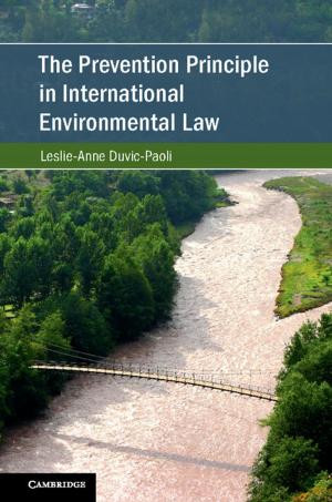 Cover of the book The Prevention Principle in International Environmental Law by N. O. Weiss, M. R. E. Proctor