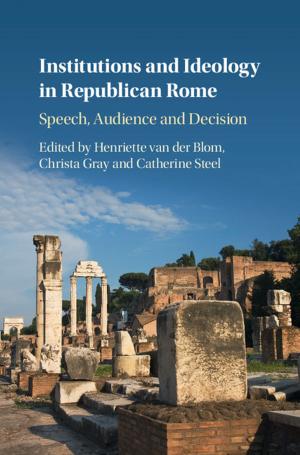bigCover of the book Institutions and Ideology in Republican Rome by 