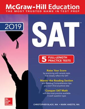 Cover of the book McGraw-Hill Education SAT 2019 by Daniel Lachance, Glen E. Clarke