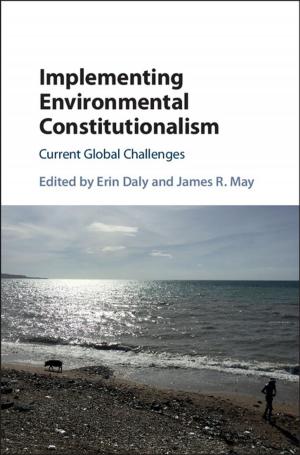 Cover of the book Implementing Environmental Constitutionalism by Randall C. Zachman